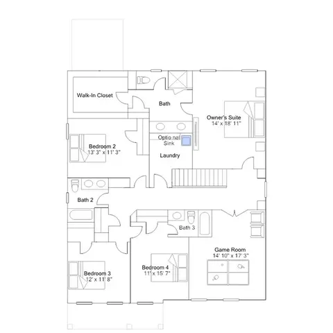 Floorplan - 5916 Mill Stone Way W, Sims, NC 27880 photo 5 of 5