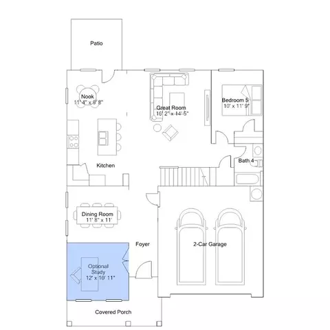 Floorplan - 5916 Mill Stone Way W, Sims, NC 27880 photo 3 of 5