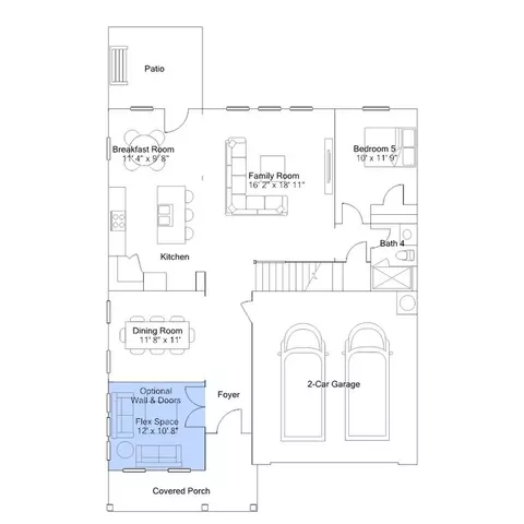 Floorplan - 901 Constellation Cir, Durham, NC 27703 photo 3 of 5