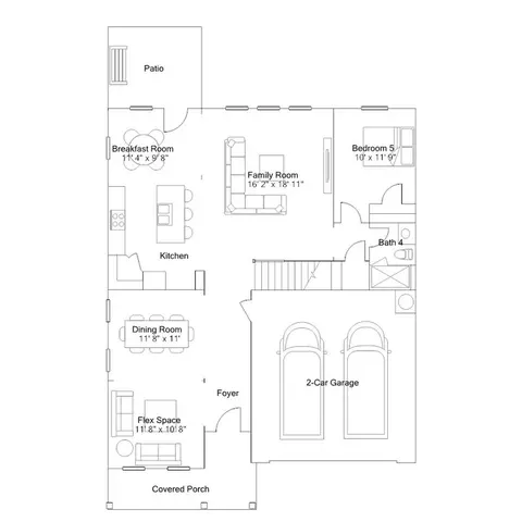 Floorplan - 901 Constellation Cir, Durham, NC 27703 photo 1 of 5