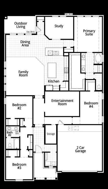 Floorplan - 325 Vale Run, Kyle, TX 78640 photo 1 of 1