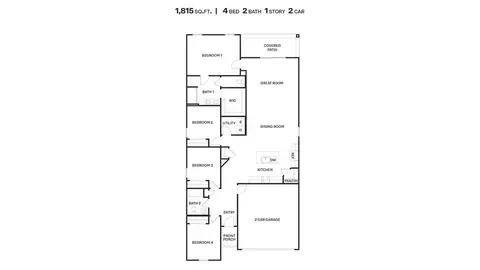 Floorplan - 14083 E Canidae Dr, Vail, AZ 85641 photo 1 of 1