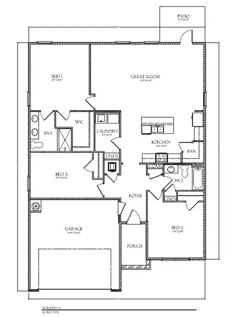 Floorplan - 4813 Snipe Rd, Pace, FL 32571 photo 1 of 2