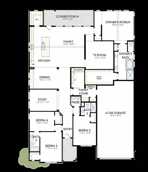 Floorplan - 17717 Coronation St, Conroe, TX 77302 photo 1 of 1