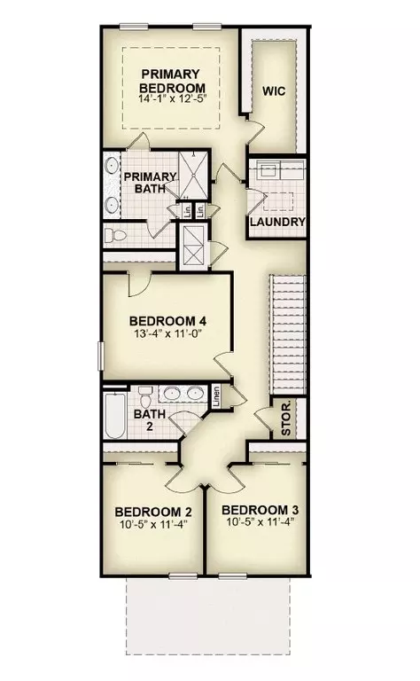 Floorplan - 4959 Loyalty Dr, Saint Cloud, FL 34772 photo 3 of 3