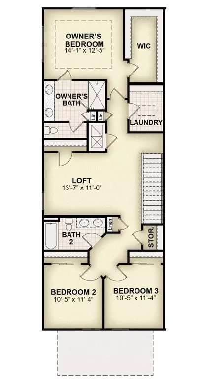Floorplan - 4959 Loyalty Dr, Saint Cloud, FL 34772 photo 2 of 2