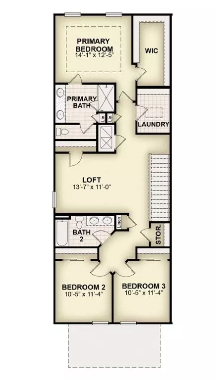 Floorplan - 4959 Loyalty Dr, Saint Cloud, FL 34772 photo 2 of 3