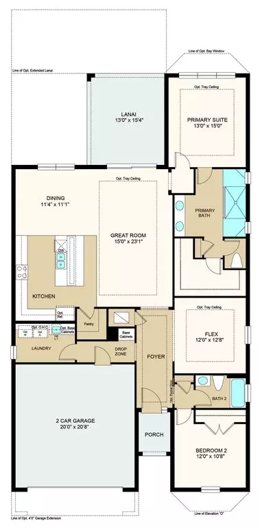 Floorplan - 1009 Tassleflower Trl, Saint Cloud, FL 34771 photo 1 of 2
