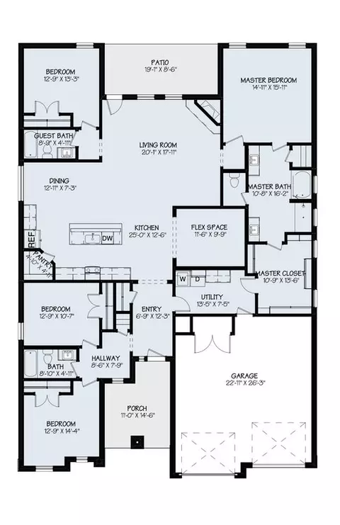 Floorplan - Undisclosed, Lubbock, TX 79407 photo 1 of 1