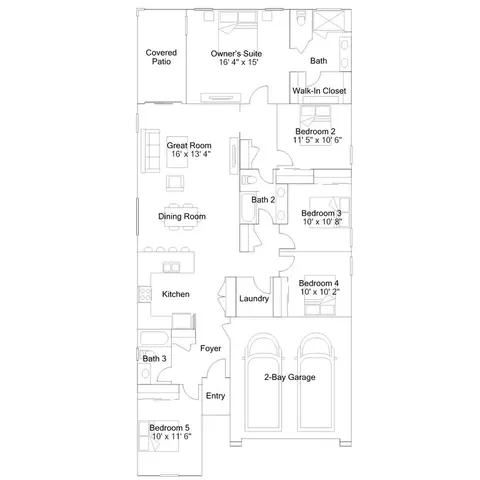 Floorplan - 3131 N 97th Dr, Phoenix, AZ 85037 photo 1 of 1