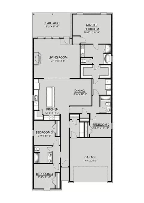 Floorplan - Ramsey Spring Drive, Covington, LA 70435 photo 1 of 1