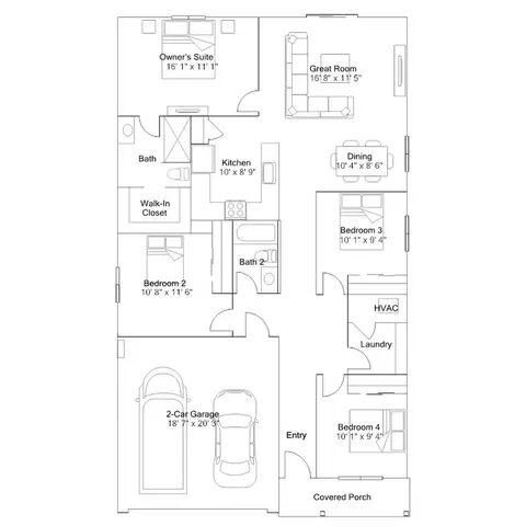 Floorplan - 851 Legacy St, Eugene, OR 97402 photo 1 of 1