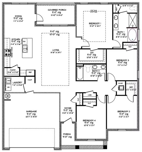 Floorplan - 11 Stonebridge Dr, Petal, MS 39465 photo 2 of 2