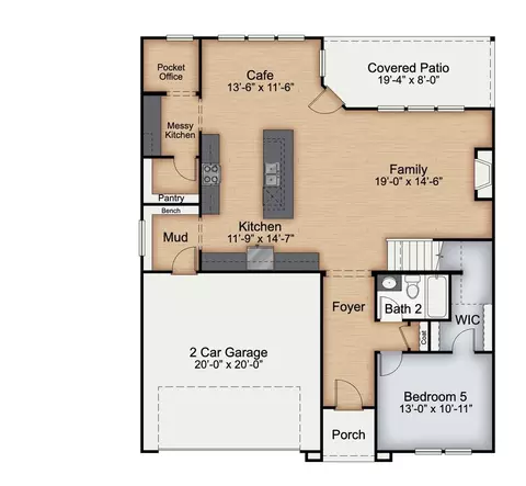 Floorplan - Arched Wing Way, Willow Spring, NC 27592 photo 1 of 2