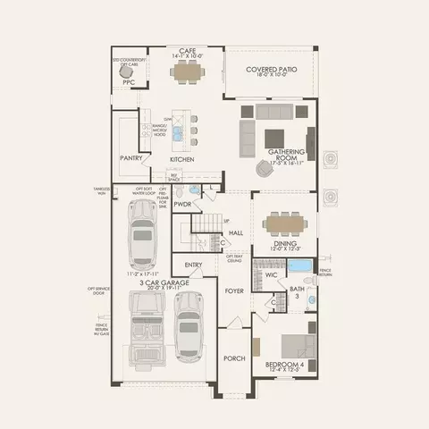 Floorplan - 9960 S Gold Stone Trl, Apache Junction, AZ 85120 photo 1 of 2