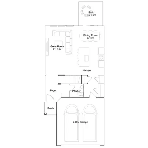 Floorplan - 3066 Abbey Cir, Aurora, IL 60502 photo 1 of 2