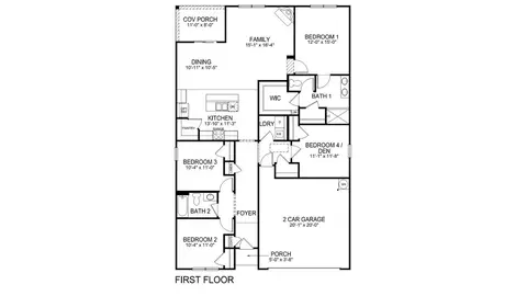 Floorplan - 3013 Ryelands Pl, Lancaster, SC 29720 photo 1 of 1