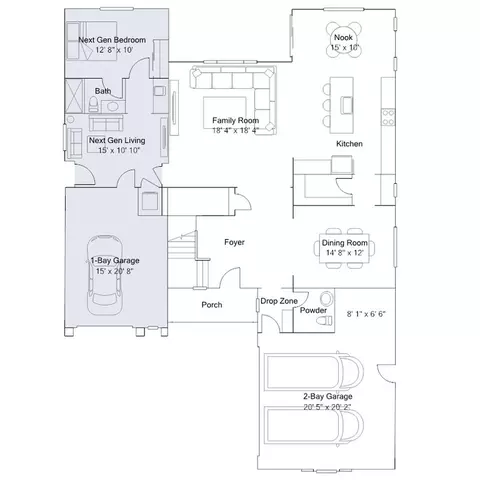 Floorplan - 7727 Levant Pl, Tracy, CA 95377 photo 1 of 2