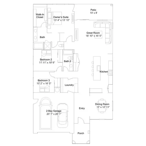 Floorplan - 39428 Sangria Ct, Indio, CA 92203 photo 1 of 3