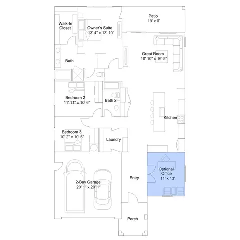 Floorplan - 39428 Sangria Ct, Indio, CA 92203 photo 2 of 3