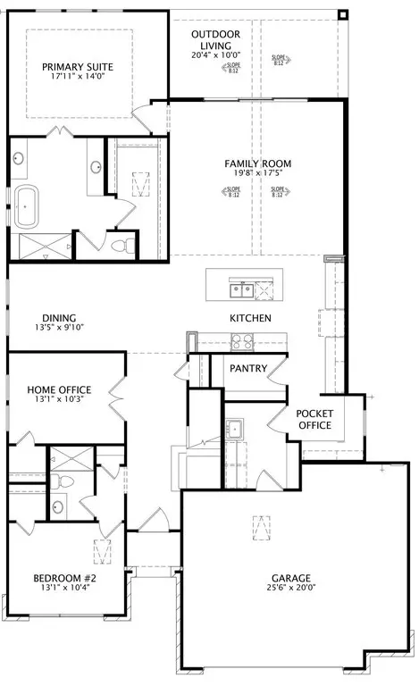 Floorplan - 708 High Summit Dr, Georgetown, TX 78628 photo 2 of 2
