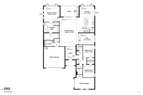 Floorplan - 12243 White Blossom Ct, Parrish, FL 34219 photo 1 of 3
