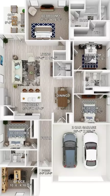Floorplan - 40722 Cara Mae St, Slidell, LA 70461 photo 1 of 2