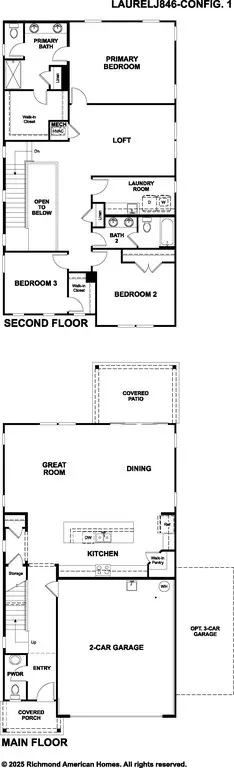 Floorplan - 523 White Rabbit Run, Saint Augustine, FL 32092 photo 1 of 1