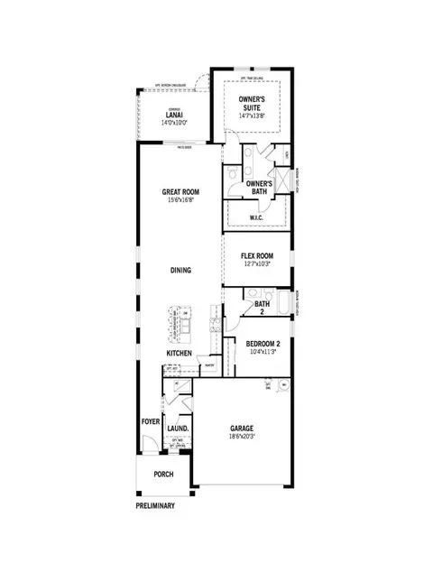 Floorplan - 18150 Wellspring Ct, Venice, FL 34293 photo 1 of 1