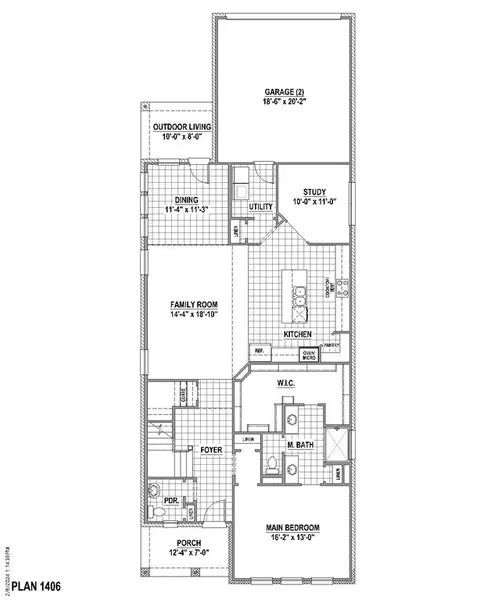 Floorplan - 3936 Keya Dr, Prosper, TX 75078 photo 1 of 4