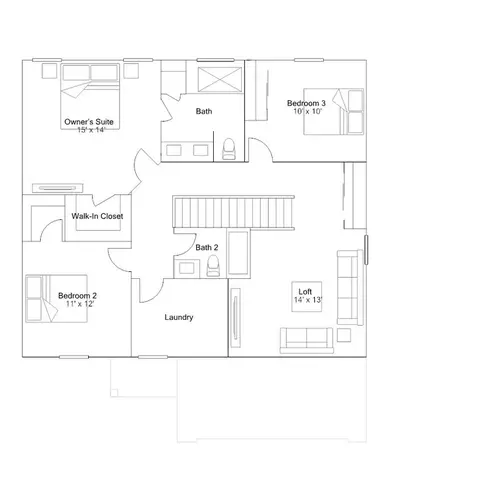 Floorplan - 14938 S Henebry Ln, Plainfield, IL 60544 photo 3 of 4