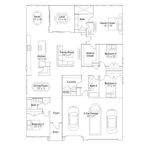 Floorplan - 3184 Namaste Dr, Clermont, FL 34714 photo 1 of 1