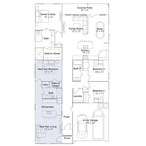 Floorplan - 5947 Serrate St, Pace, FL 32571 photo 1 of 1