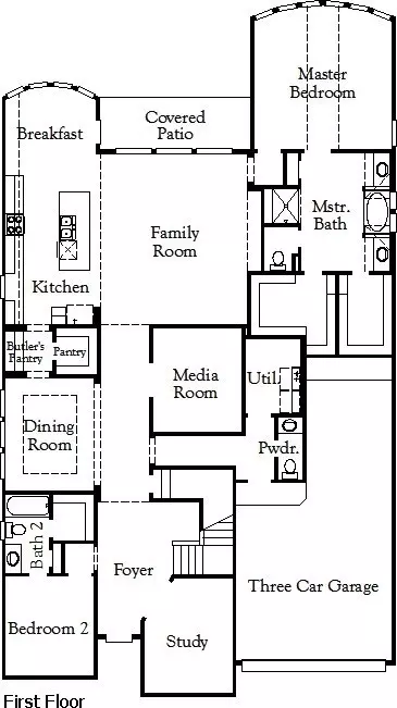 Floorplan - 3009 Hickory Haven Ln, Conroe, TX 77385 photo 1 of 2