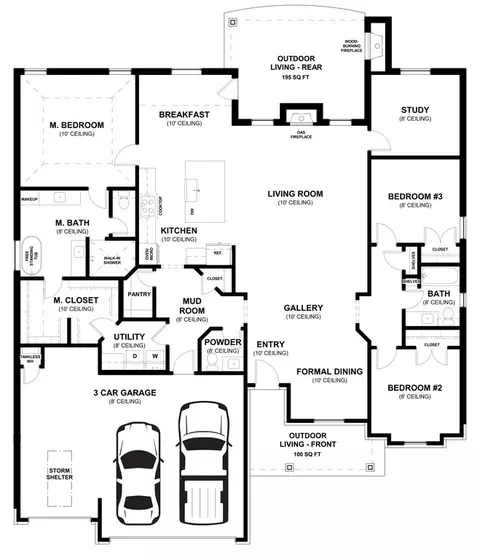 Floorplan - 2800 Heather Hvn, Moore, OK 73160 photo 1 of 1