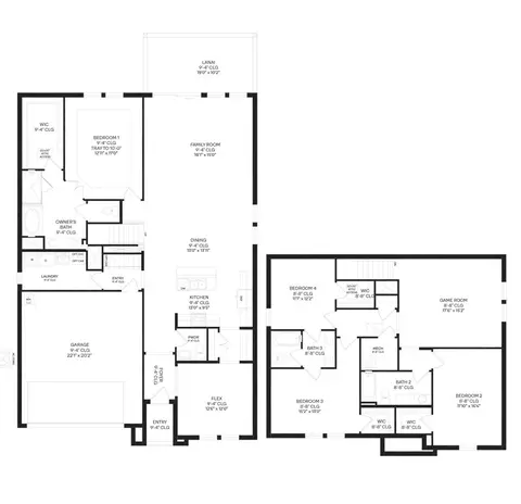 Floorplan - 325 E Merimont Ln, Ormond Beach, FL 32174 photo 1 of 1