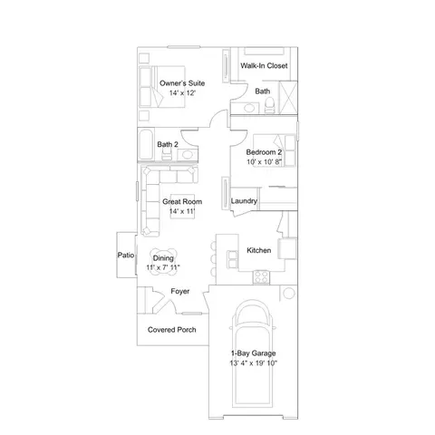 Floorplan - 2044 W Roselle Ave, Apache Junction, AZ 85120 photo 1 of 1