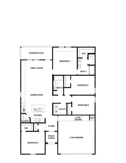 Floorplan - 2 E Fredonia St, Mayflower, AR 72106 photo 1 of 1