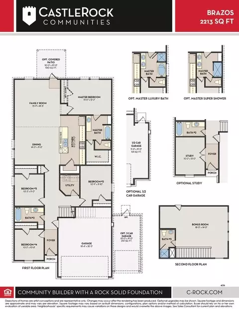 Floorplan - 959 Cherrystone Loop, Buda, TX 78610 photo 1 of 1