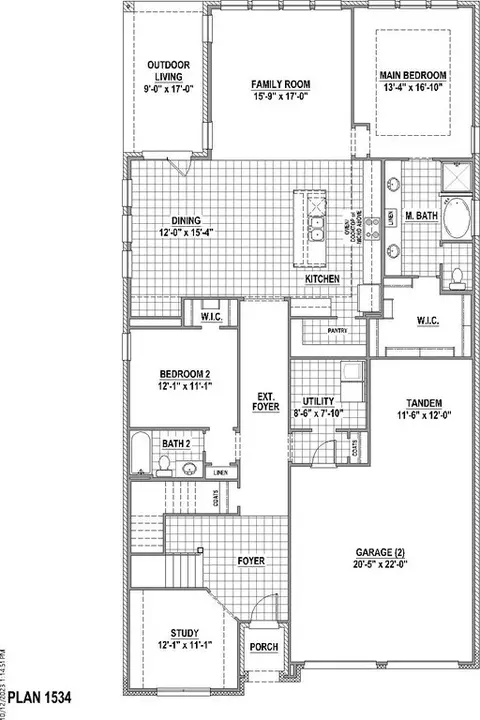 Floorplan - 2101 Baxter Rd, Celina, TX 75009 photo 1 of 4