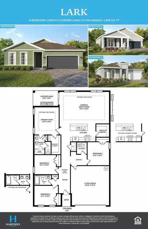 Floorplan - 4275 Darby Ct, Eustis, FL 32736 photo 1 of 1