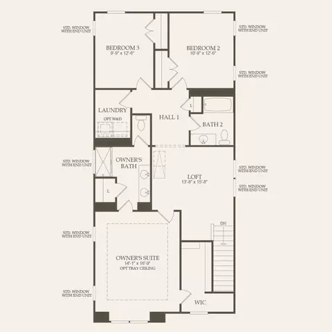 Floorplan - 2104 Astride Way, Willow Spring, NC 27592 photo 2 of 2