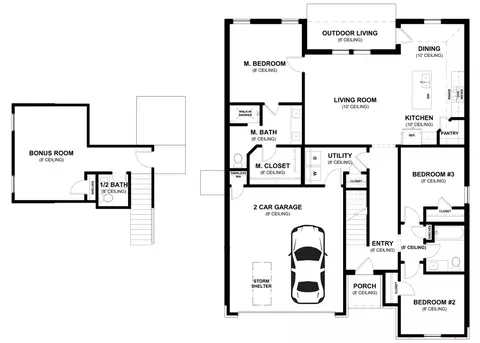 Floorplan - 2800 Heather Hvn, Moore, OK 73160 photo 2 of 3