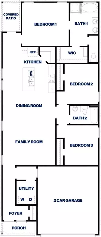 Floorplan - 5101 Cooper Hawk Dr, Katy, TX 77493 photo 1 of 1