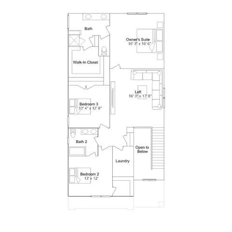 Floorplan - 433 Cedar Barn Ln, Garner, NC 27529 photo 3 of 4