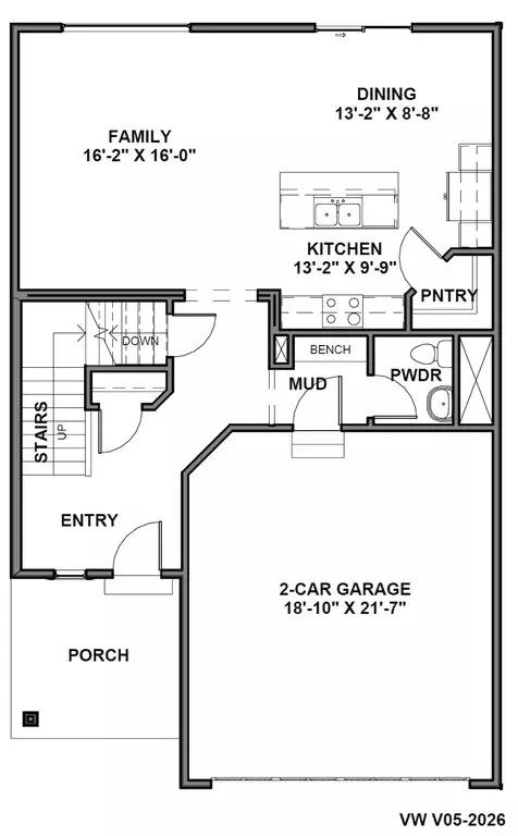 Floorplan - 259 E Serenity Ave, Tooele, UT 84074 photo 1 of 2