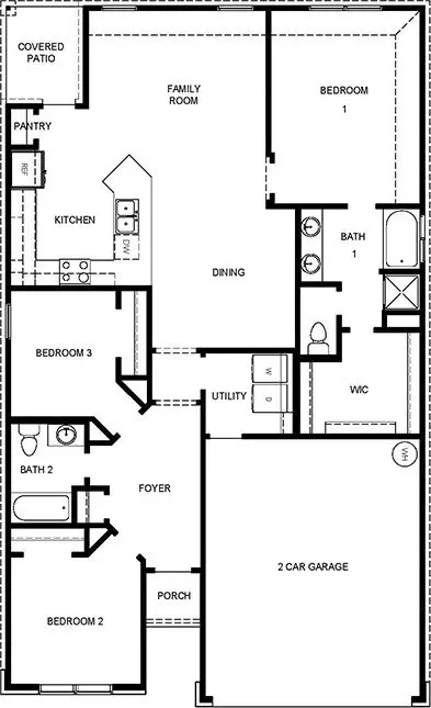 Floorplan - 12575 Thyme Pass, Converse, TX 78109 photo 1 of 1
