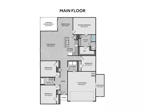 Floorplan - 4149 Workman Loop, Leland, NC 28451 photo 1 of 1