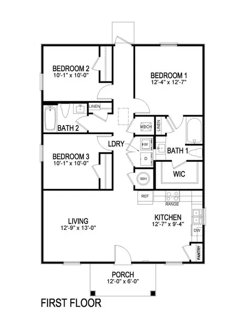 Floorplan - 3489 Ward Creek Rd, Slidell, LA 70461 photo 1 of 2