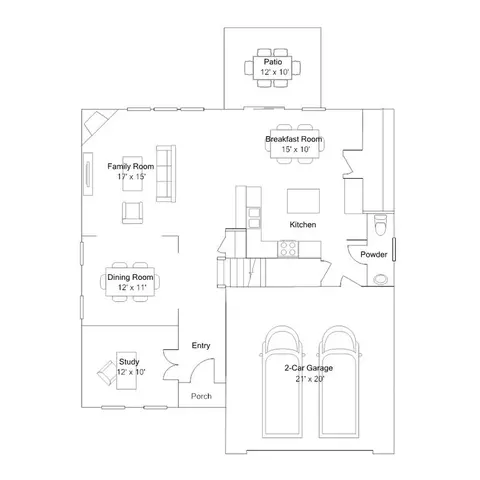 Floorplan - 543 Red Monarch Way, Moncks Corner, SC 29461 photo 1 of 2